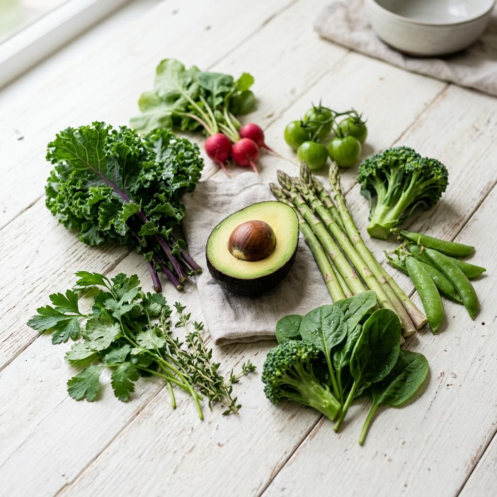 Fresh organic vegetables representing immune-boosting nutrition
